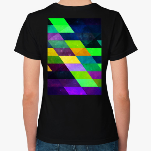 Женская футболка с принтом Diamonds