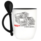 Кружка с ложкой