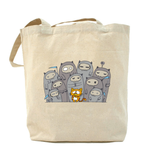 Сумка шоппер '9 жизней'