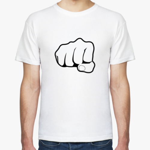 Футболка с принтом  КУЛАК