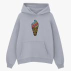 Толстовка худи оверсайз