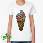 Женская футболка органик