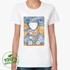 Женская футболка органик